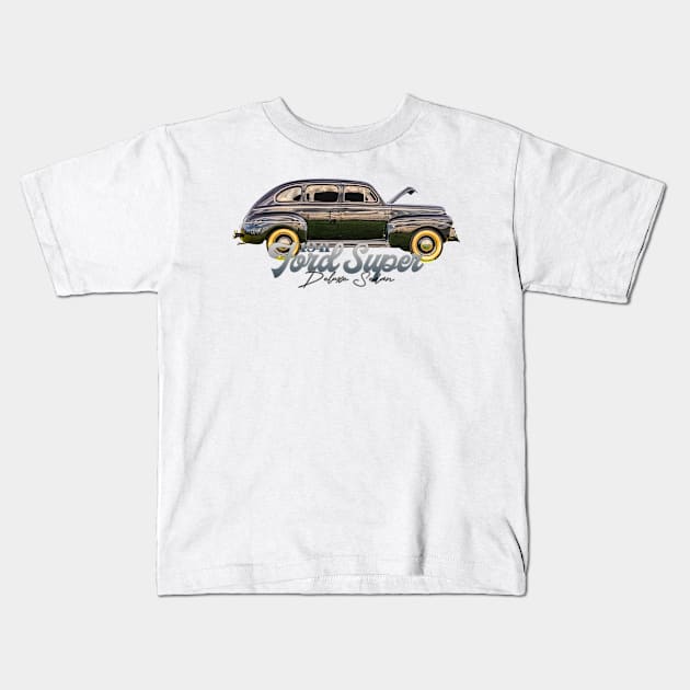 1941 Ford Super Deluxe Sedan Kids T-Shirt by Gestalt Imagery